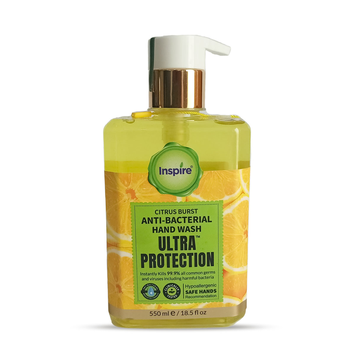 Inspire Citrus Burst Anti-Bacterial Hand Wash